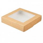 Коробка с окном ECO TABOX 1555 PRO 200*200*55 мм 1 шт (125шт/кор)