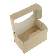Коробка для 2 капкейков ECO MUF 2 1 шт (200шт/кор)