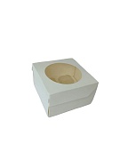 Коробка для 6 капкейков MUF 6 Pro Window White 1 шт (25шт/упак, 150шт/кор)