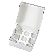 Коробка для 9 капкейков ECO MUF 9 белый без окна